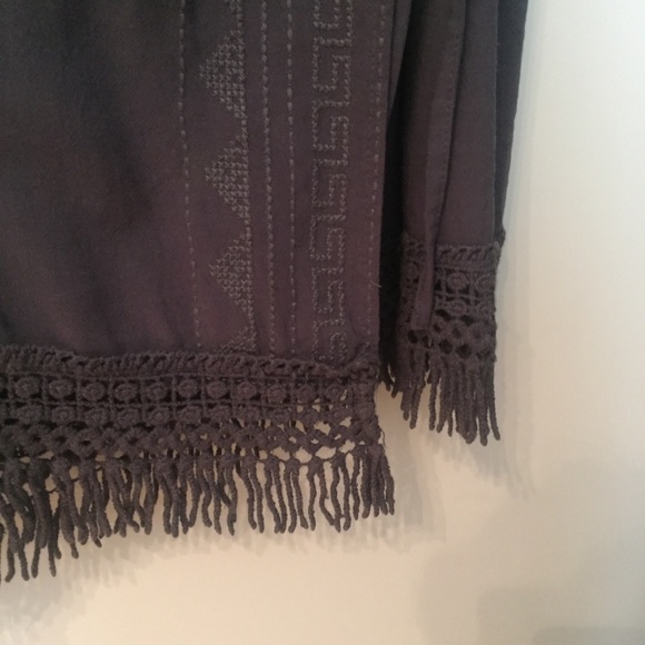 Swell Wrap Dress with Fringe, size M - Picture 4 of 4